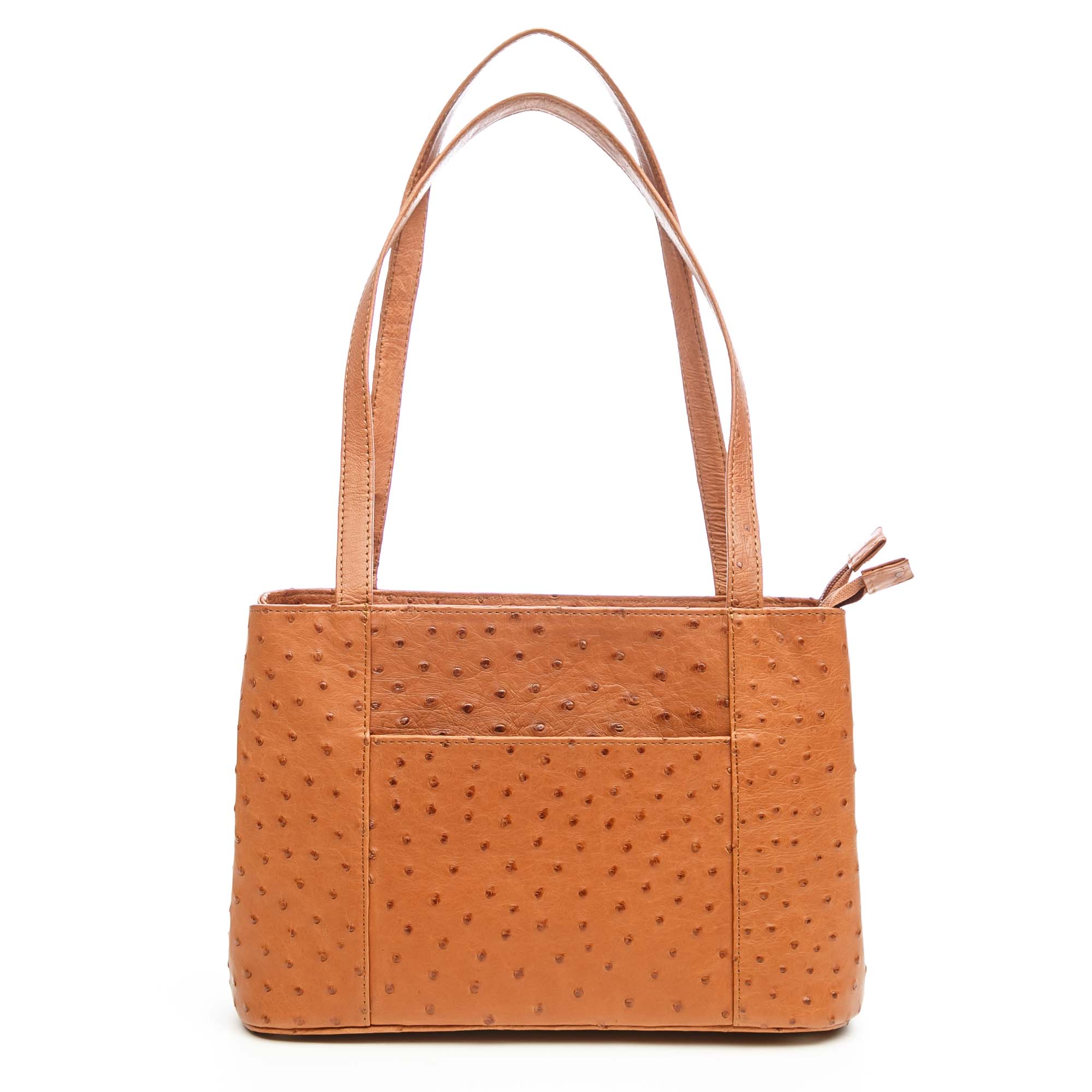 Ostrich Leather Bag "H" - Image 11