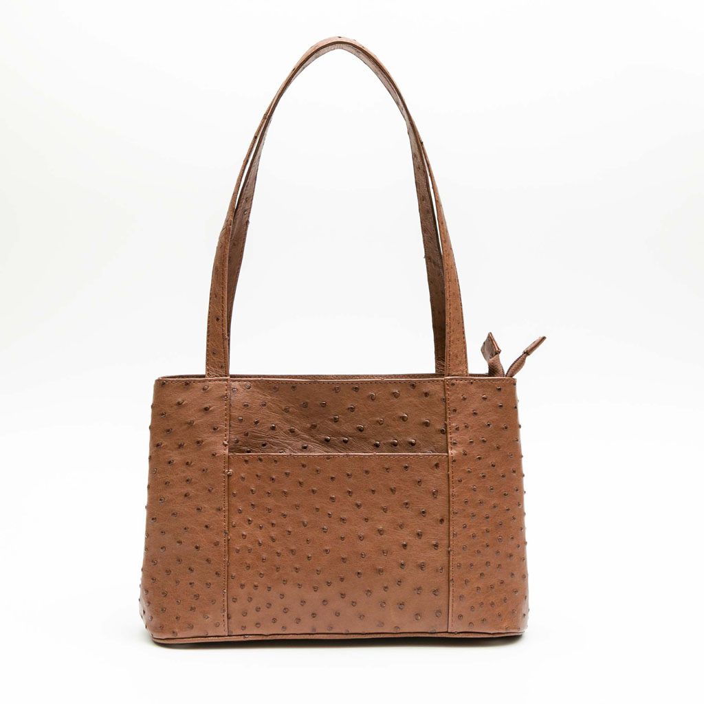 Ostrich Leather Bag "H" - Image 5