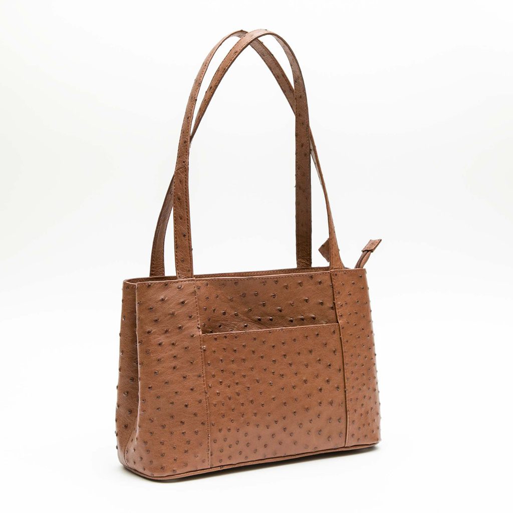 Ostrich Leather Bag "H" - Image 6