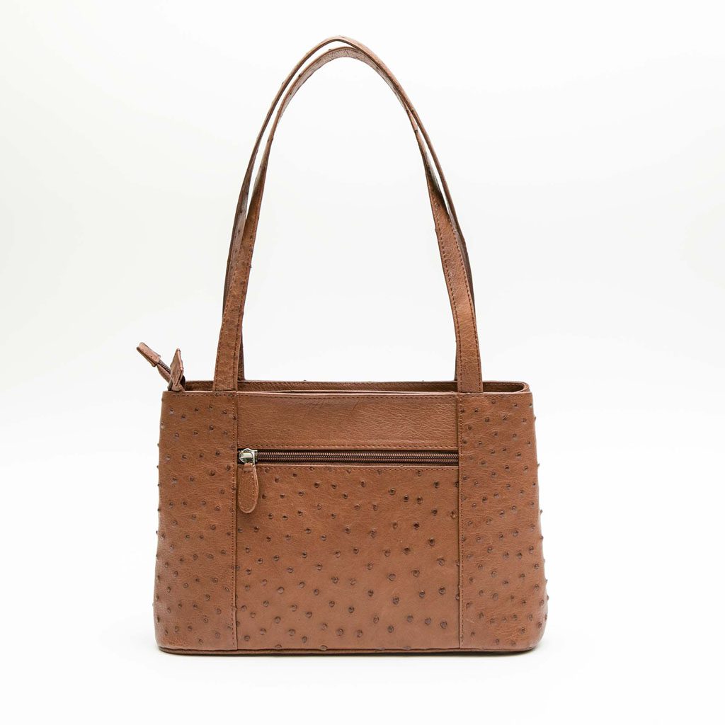 Ostrich Leather Bag "H" - Image 7