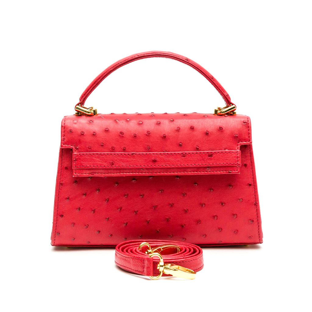 Ostrich Leather Bag Emily - Image 7
