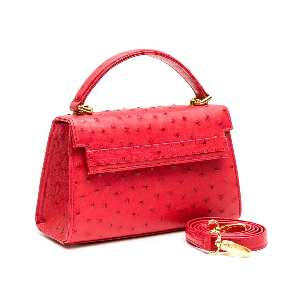 Ostrich Leather Bag Emily - Image 5