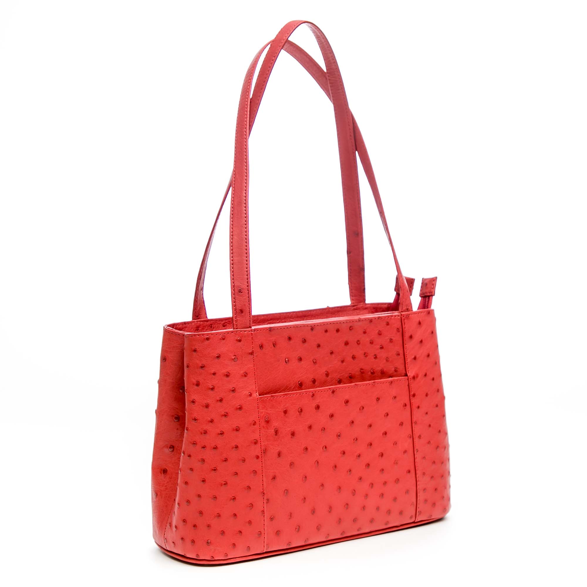 Ostrich Leather Bag "H" - Image 9