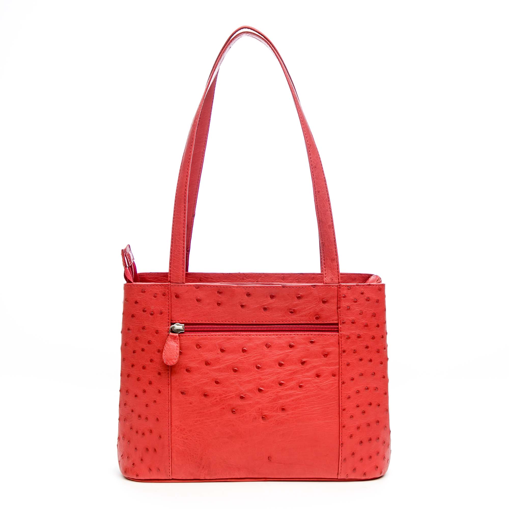 Ostrich Leather Bag "H" - Large - Image 17