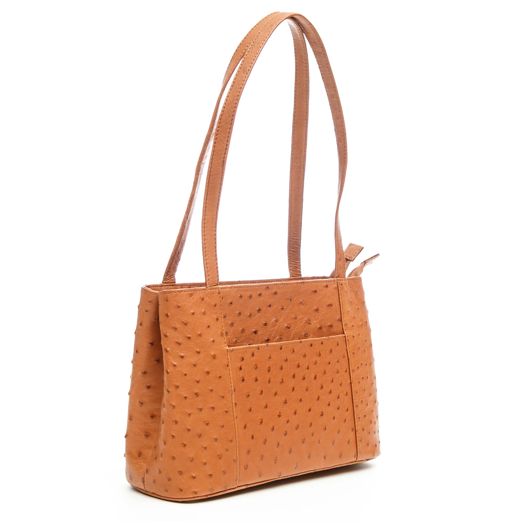 Ostrich Leather Bag "H" - Image 12