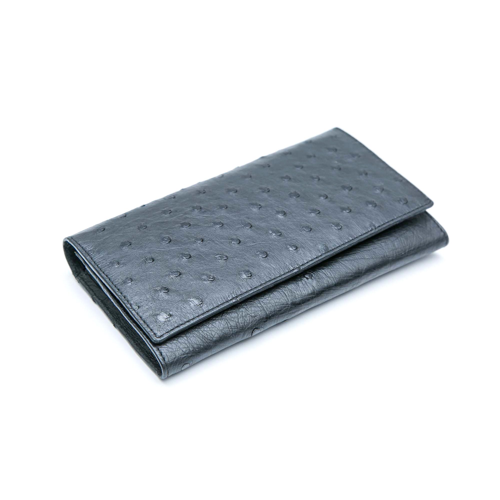 Ostrich Leather Purse Large - Image 4