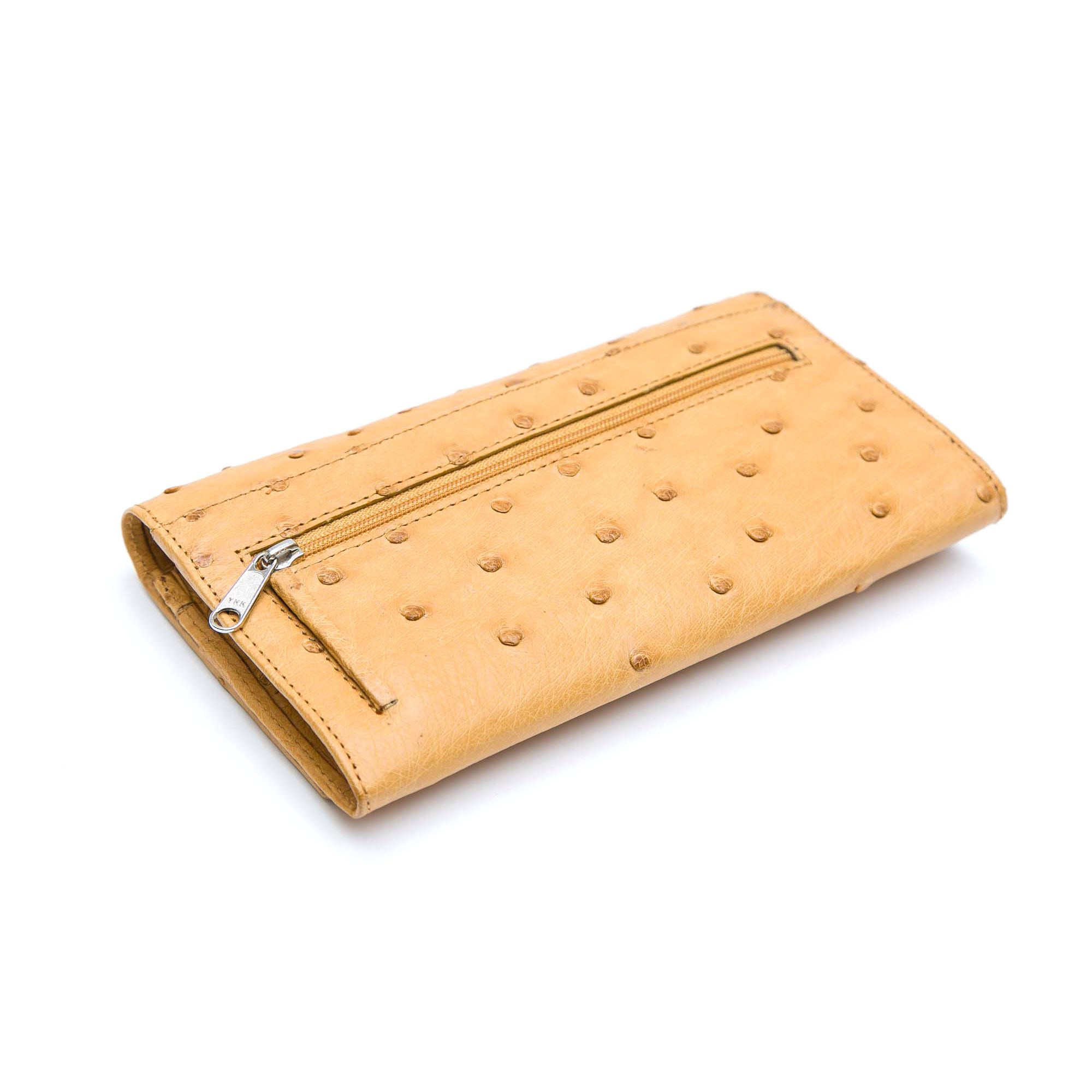 Ostrich Leather Purse Large - Image 6
