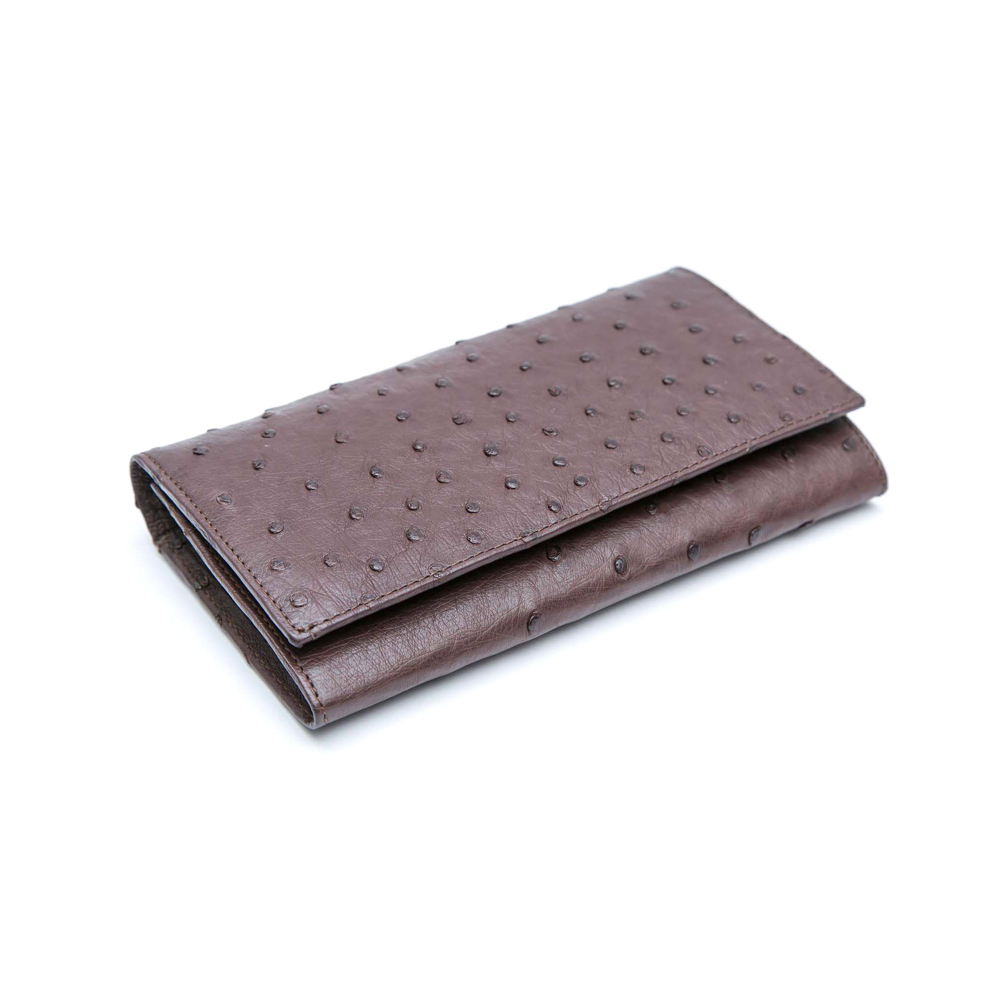 Ostrich Leather Purse Large - Image 10