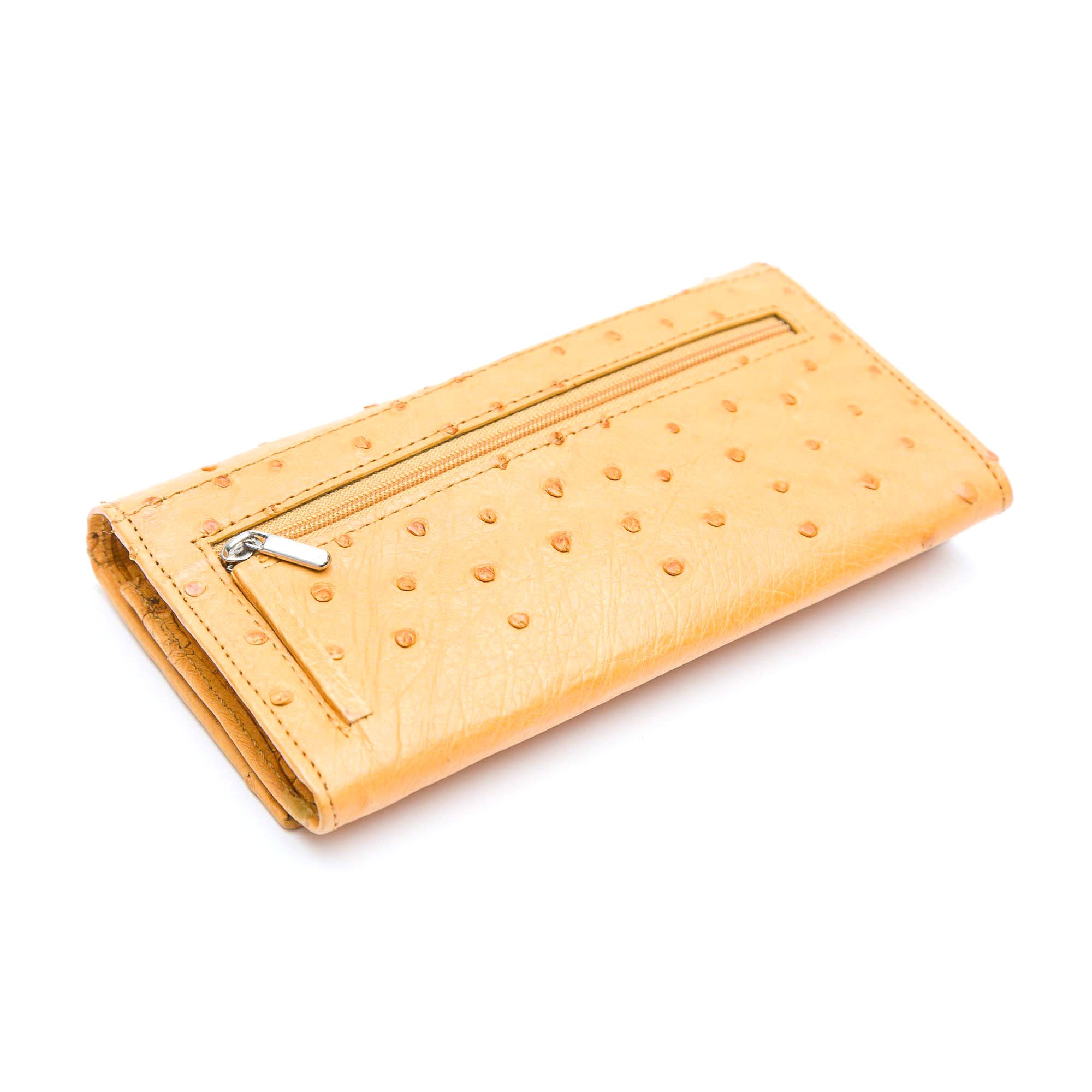 Ostrich Leather Purse Large - Image 12