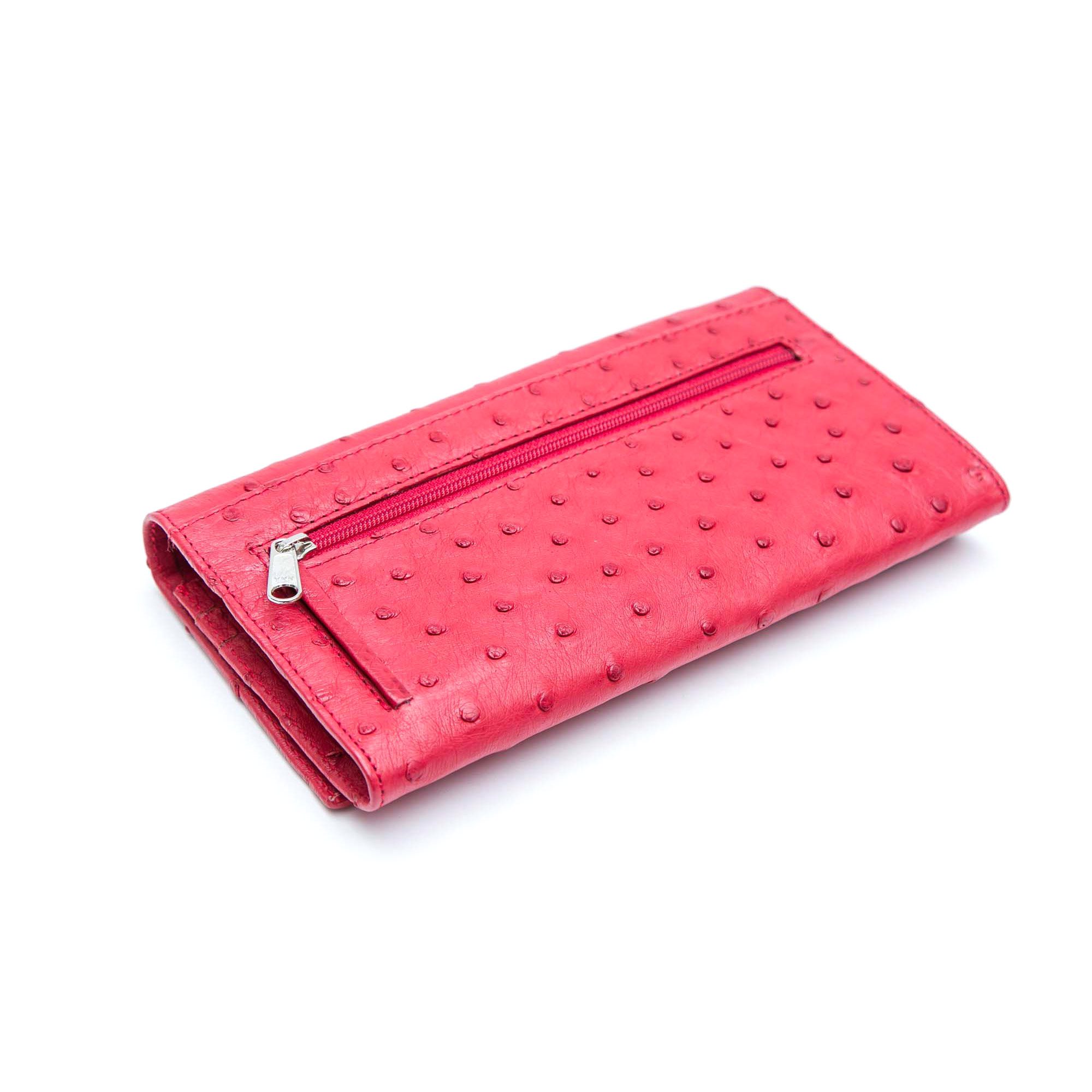Ostrich Leather Purse Large - Image 15
