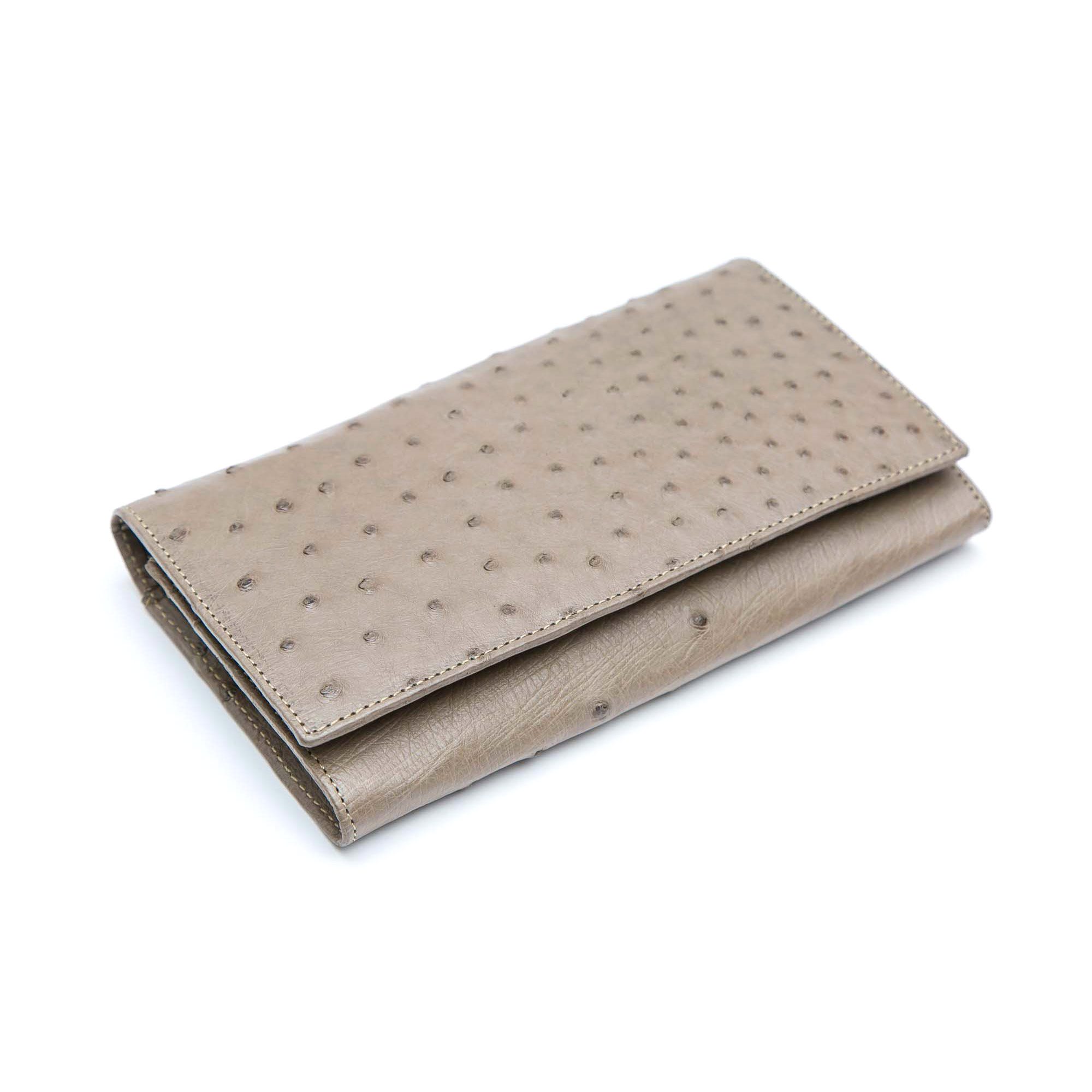 Ostrich Leather Purse Large - Image 19