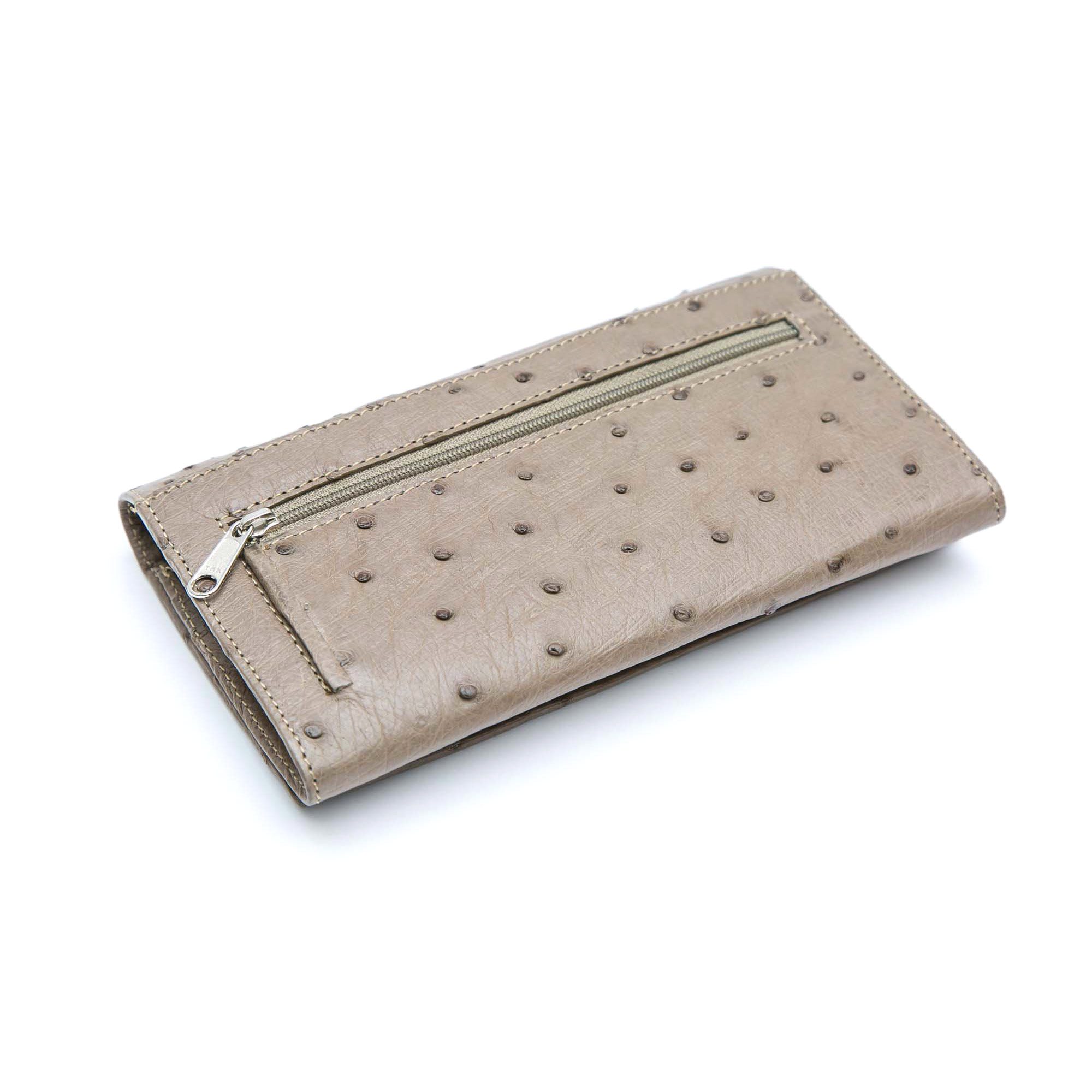 Ostrich Leather Purse Large - Image 18