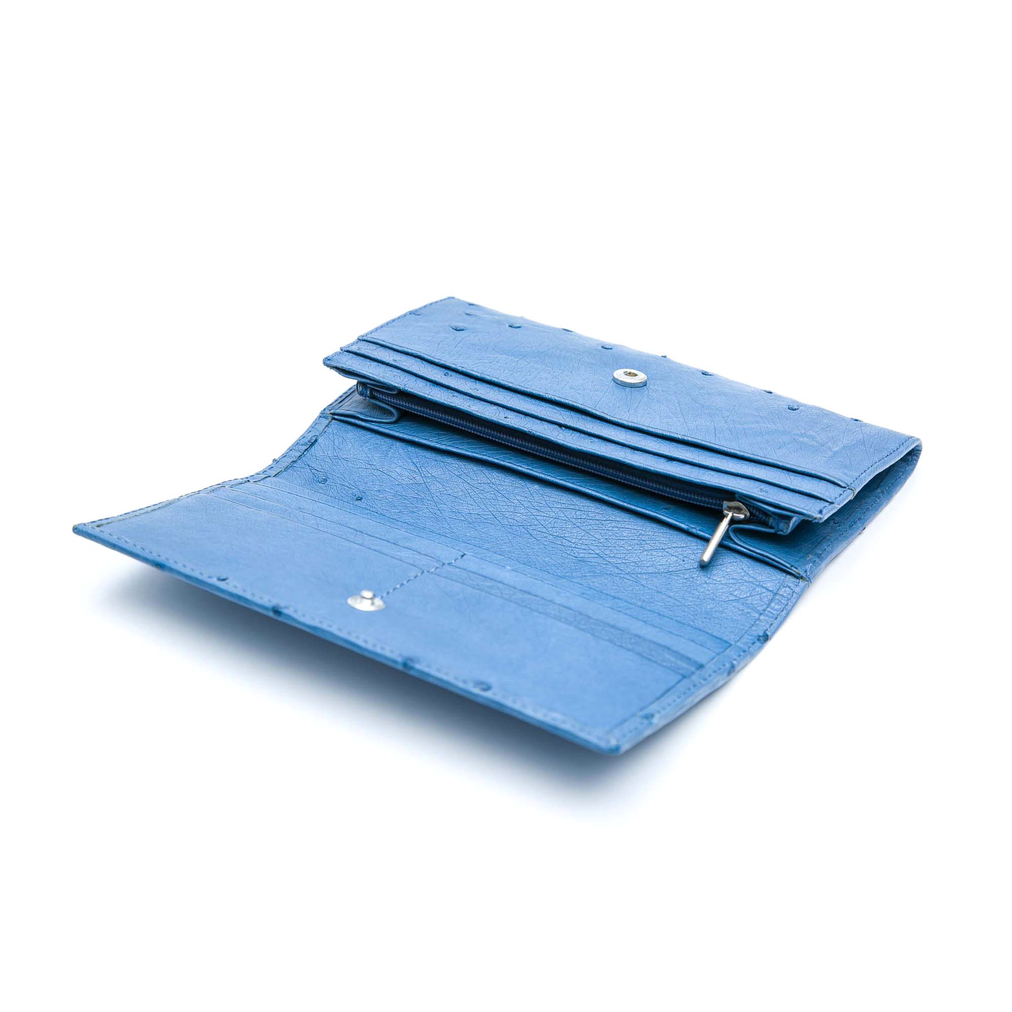 Ostrich Leather Purse Large - Image 23