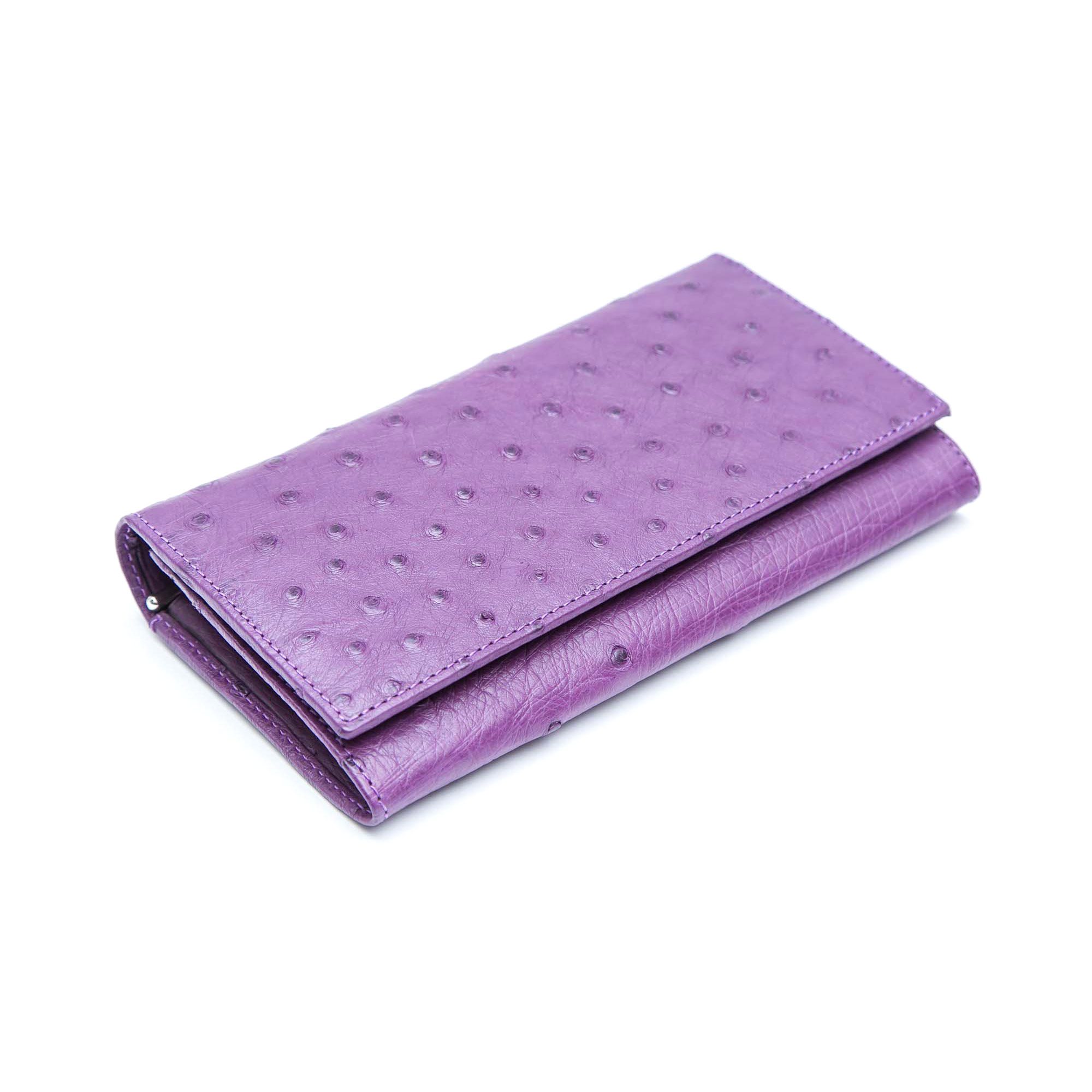 Ostrich Leather Purse Large - Image 31