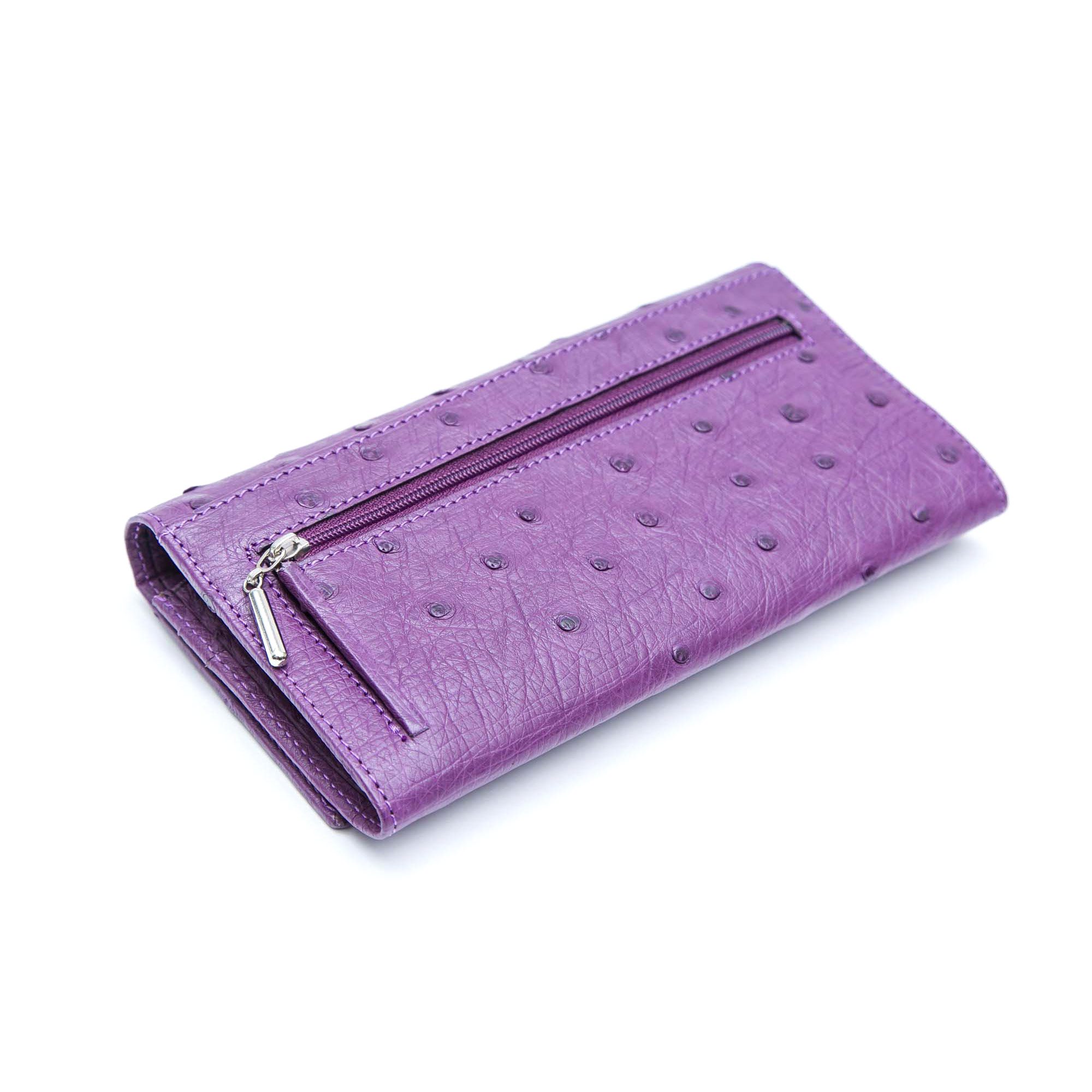 Ostrich Leather Purse Large - Image 30