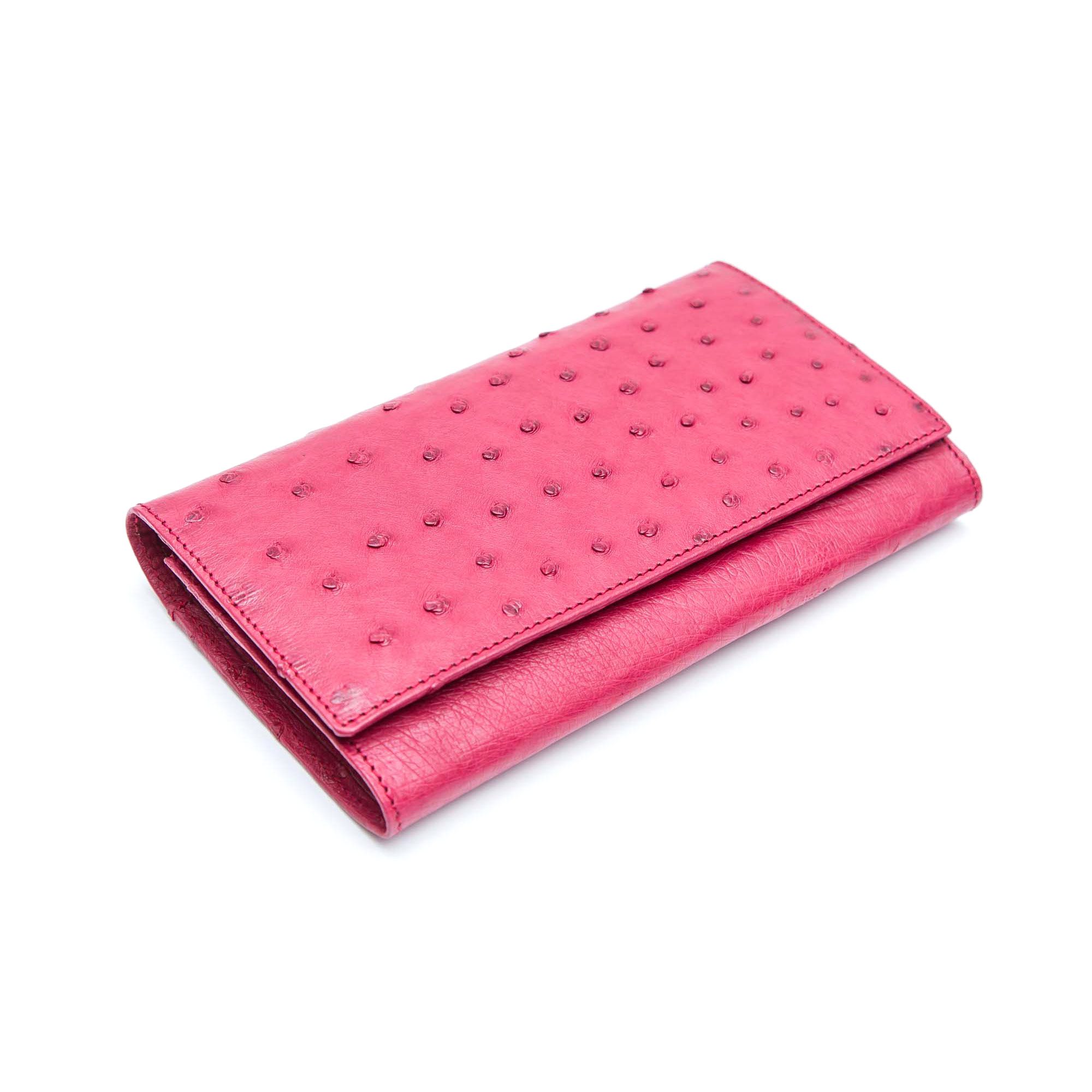 Ostrich Leather Purse Large - Image 43
