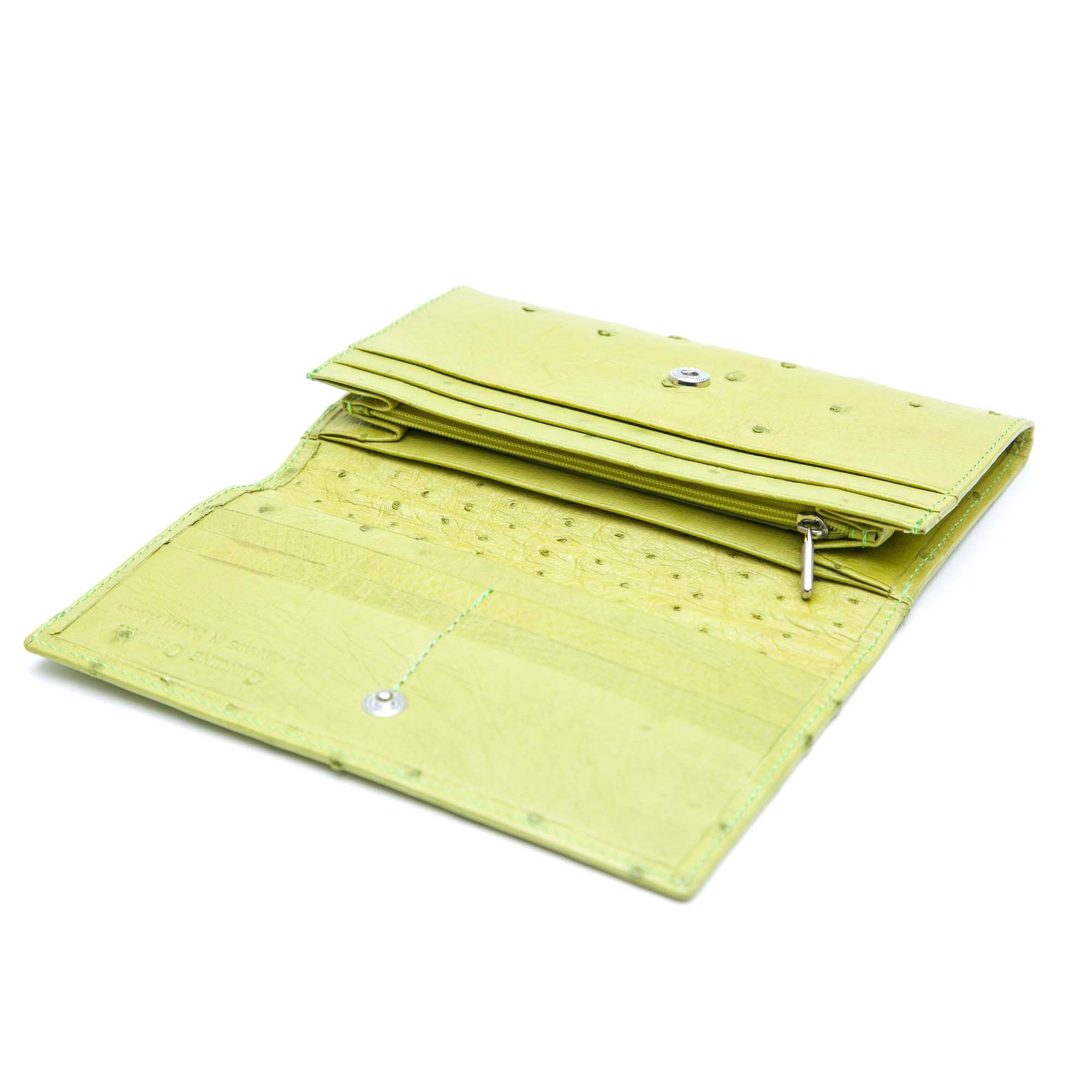 Ostrich Leather Purse Large - Image 44