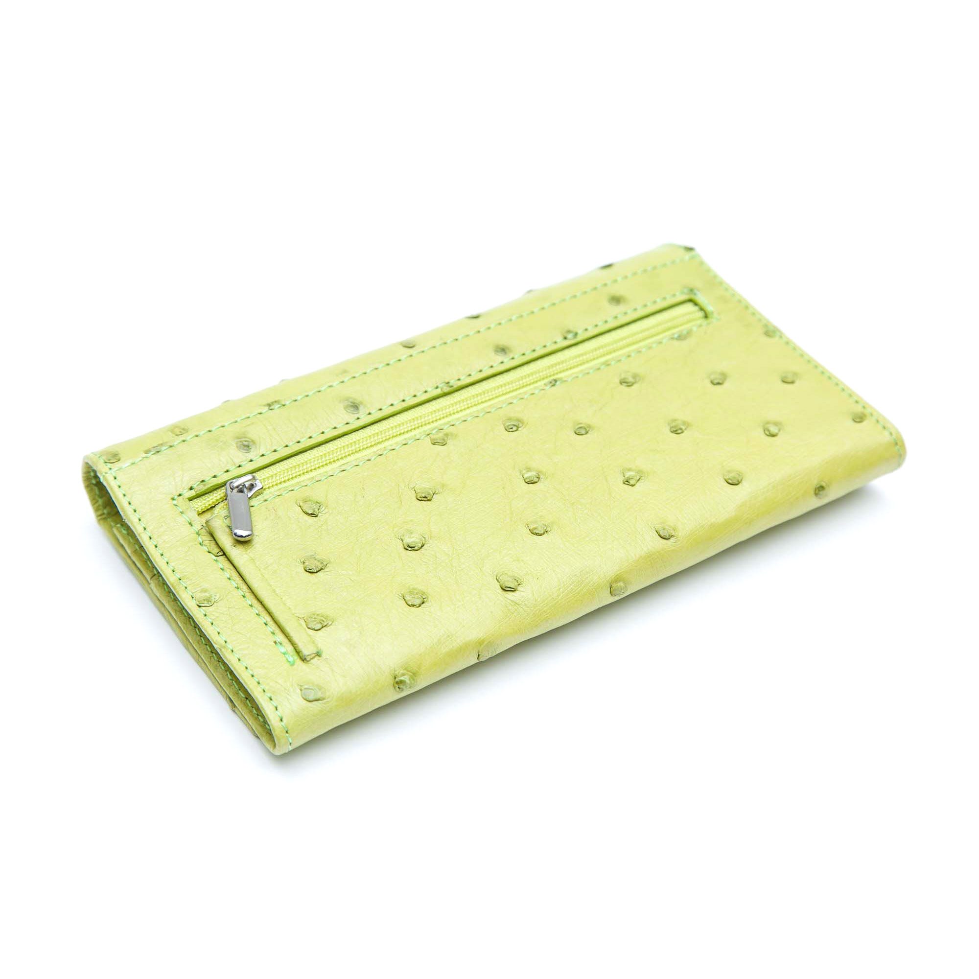 Ostrich Leather Purse Large - Image 45
