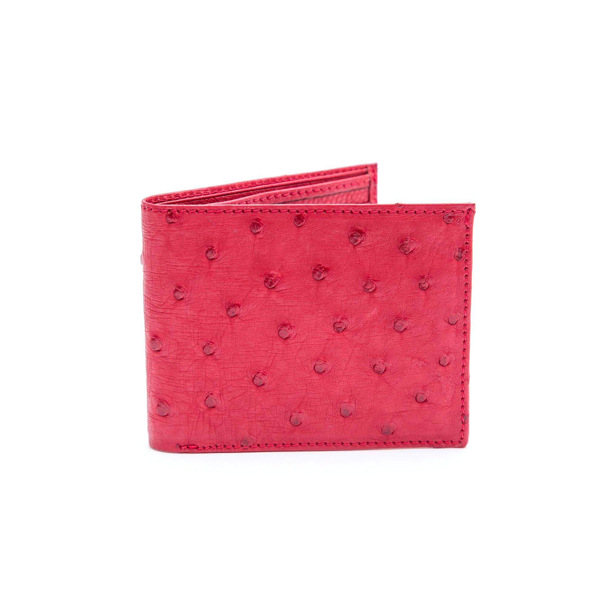 Ostrich Leather Mens Billfold Cc only - Image 5
