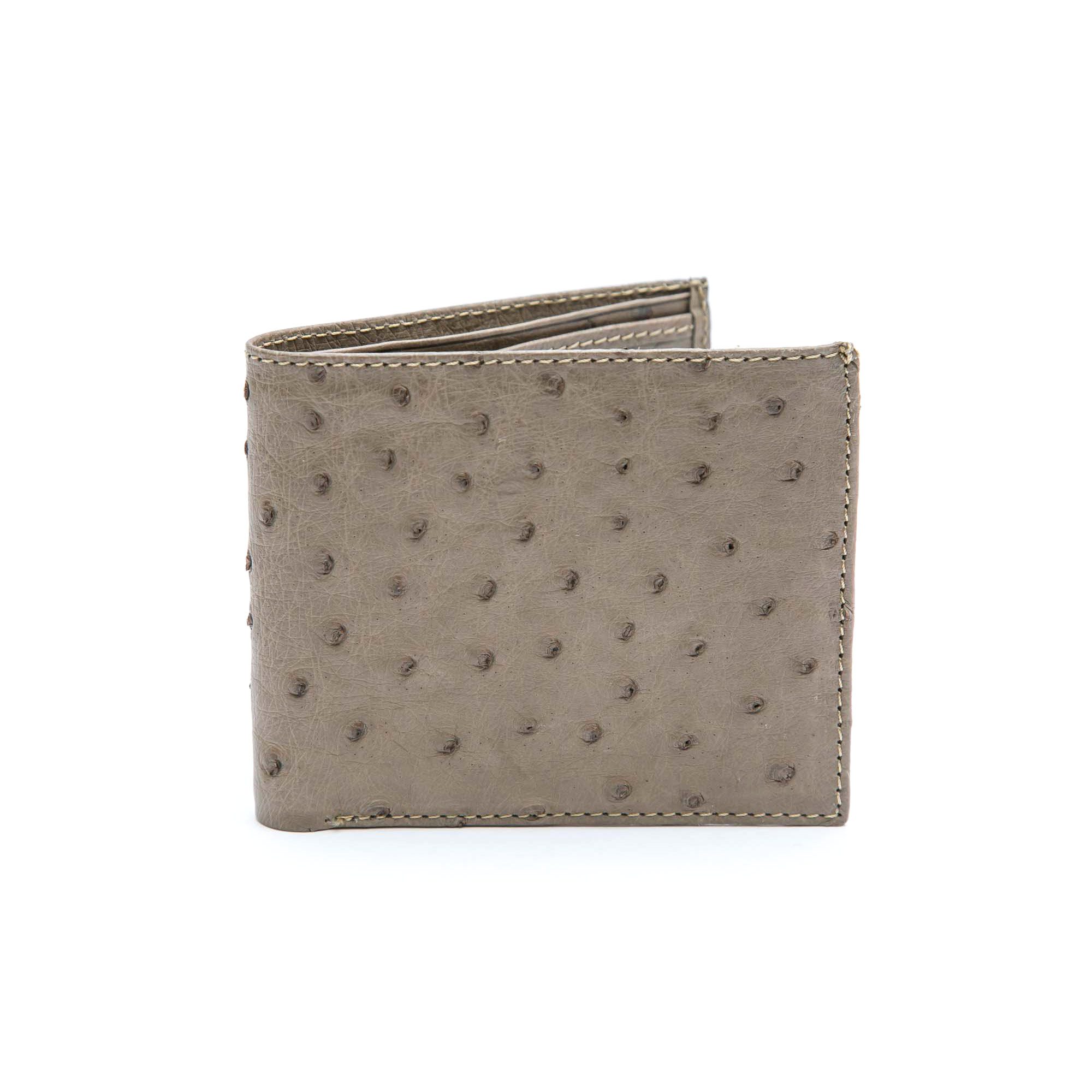 Ostrich Leather Mens Billfold Cc only - Image 6