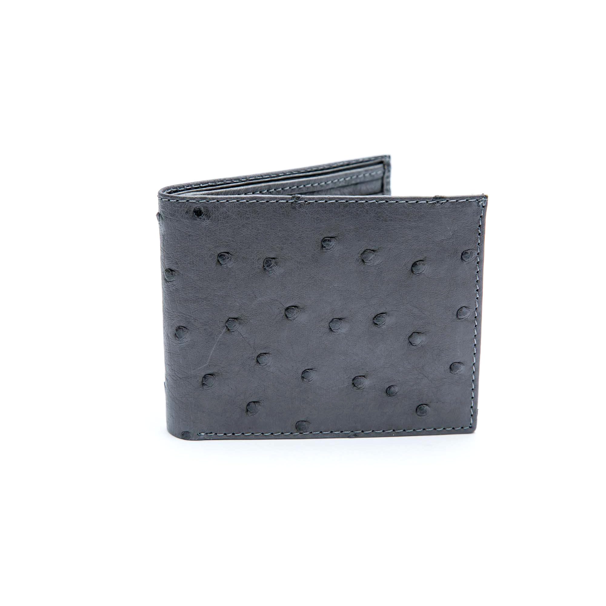 Ostrich Leather Mens Billfold Cc only - Image 8