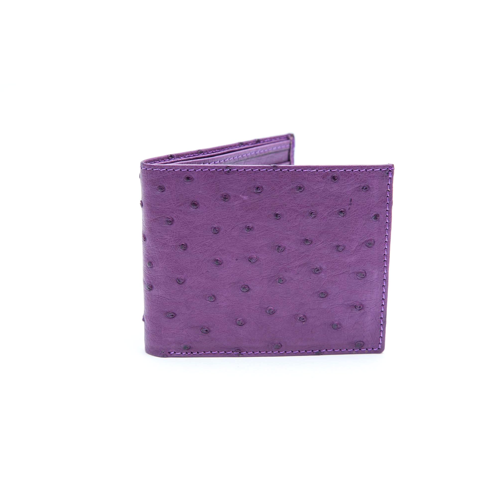 Ostrich Leather Mens Billfold Cc only - Image 9