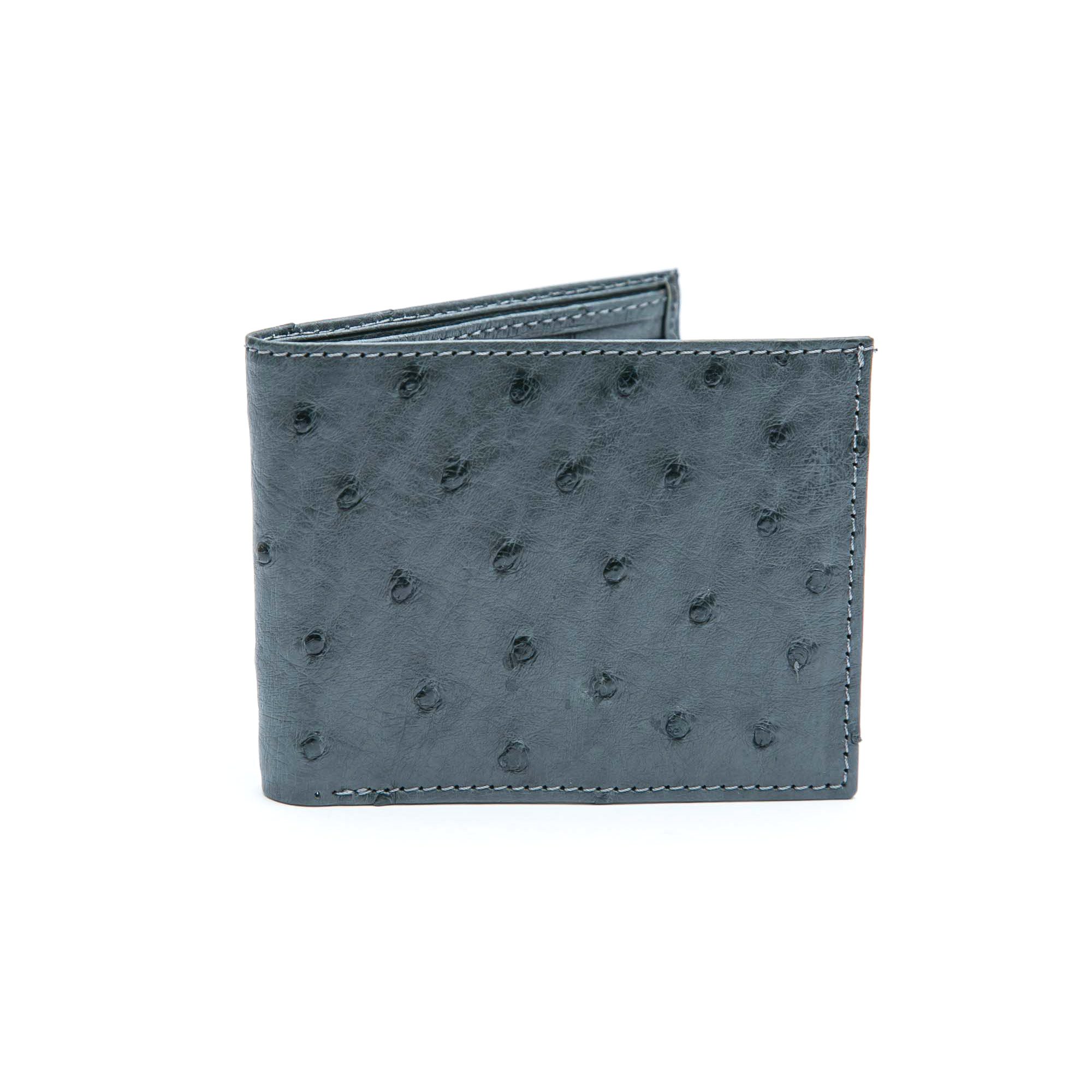 Ostrich Leather Mens Billfold Cc only - Image 12