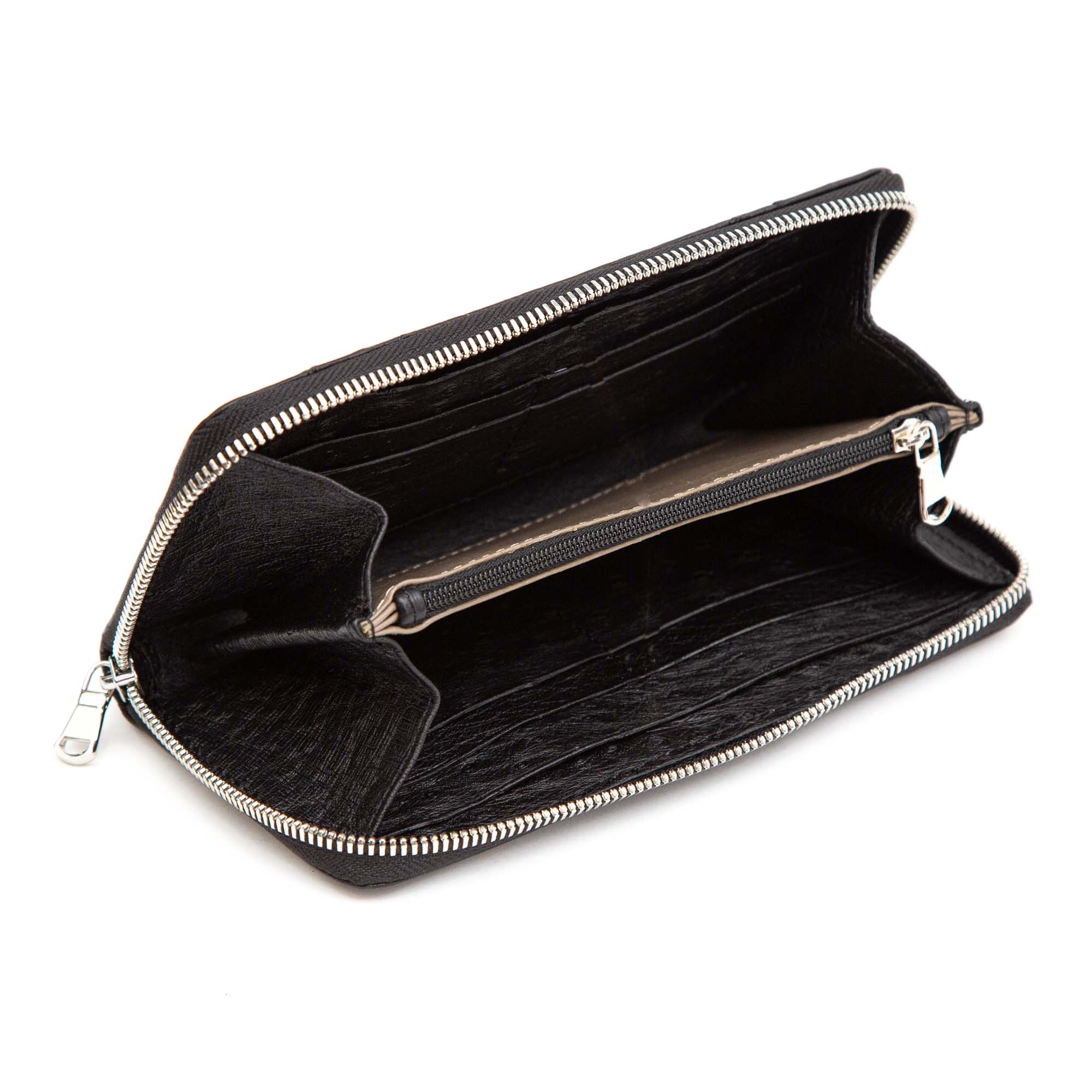 Ostrich Purse Zip Around - Image 9