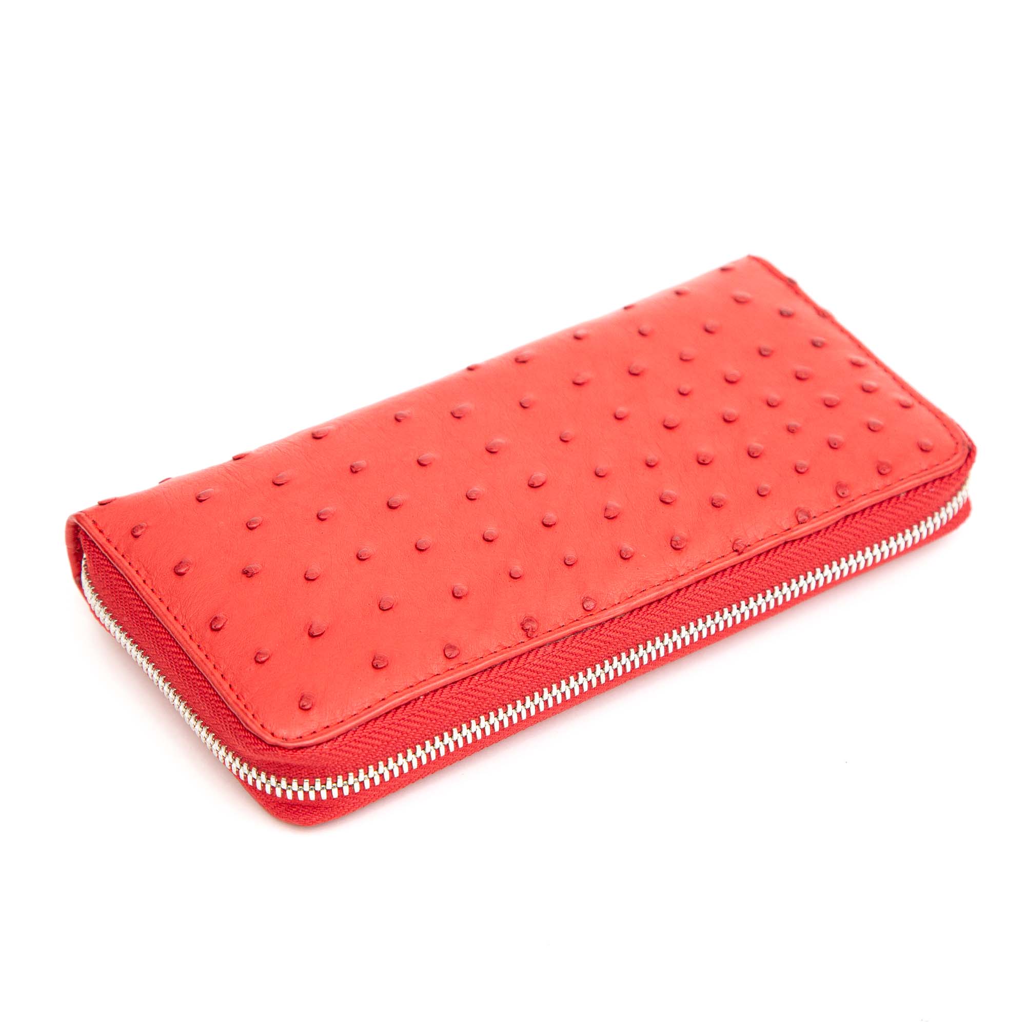 Ostrich Purse Zip Around - Image 10