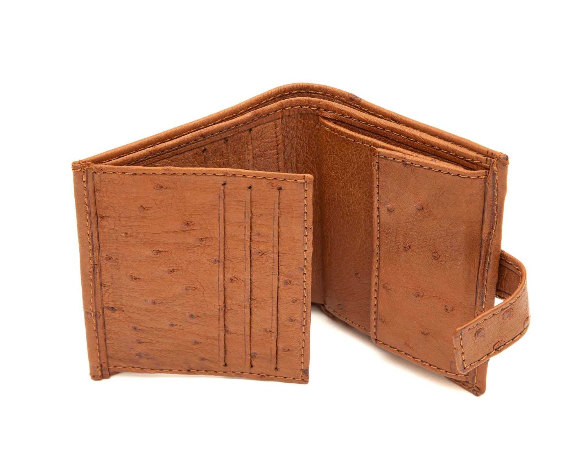 Ostrich Double Fold Mini Wallet - Image 17