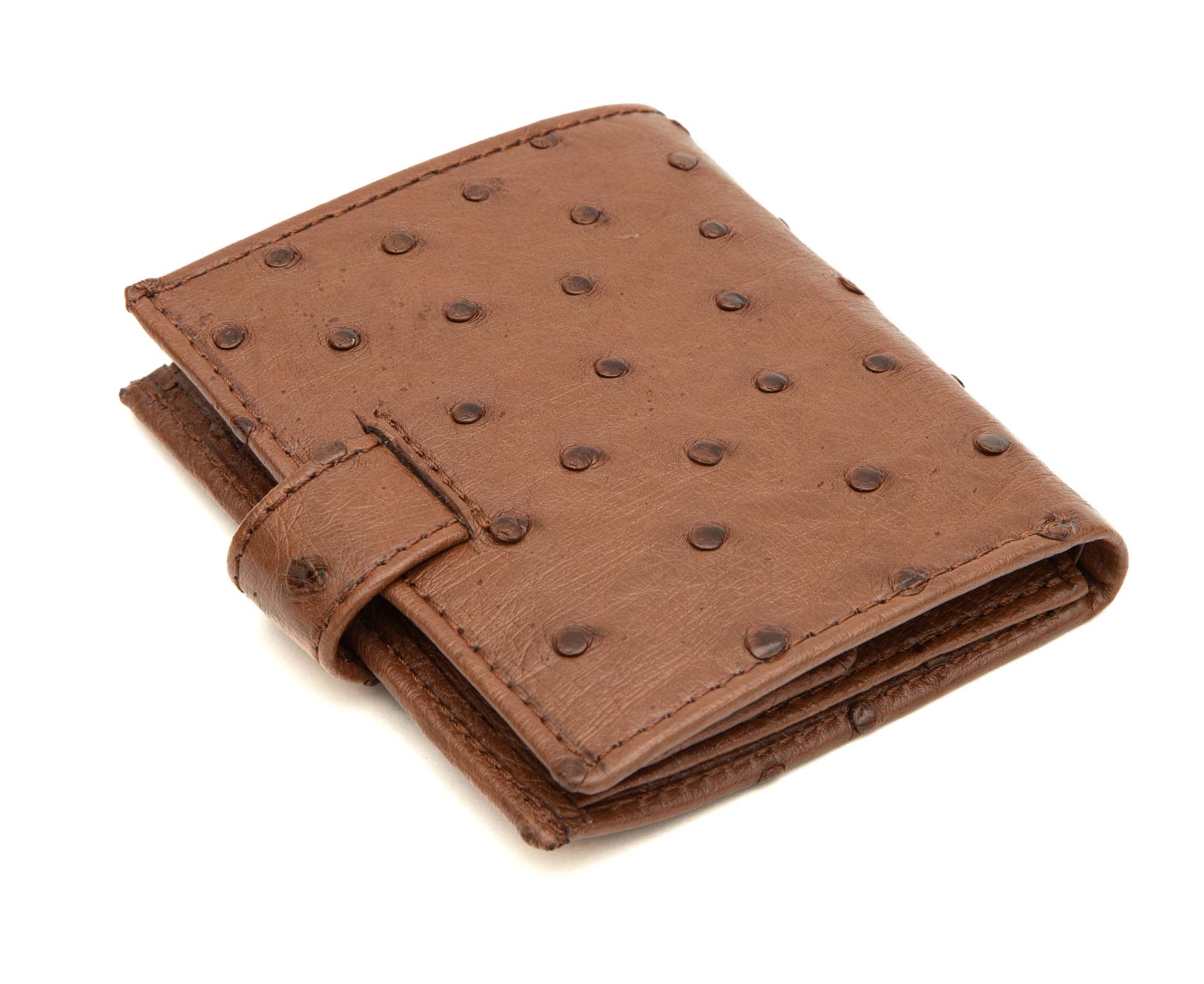 Ostrich Double Fold Mini Wallet - Image 12
