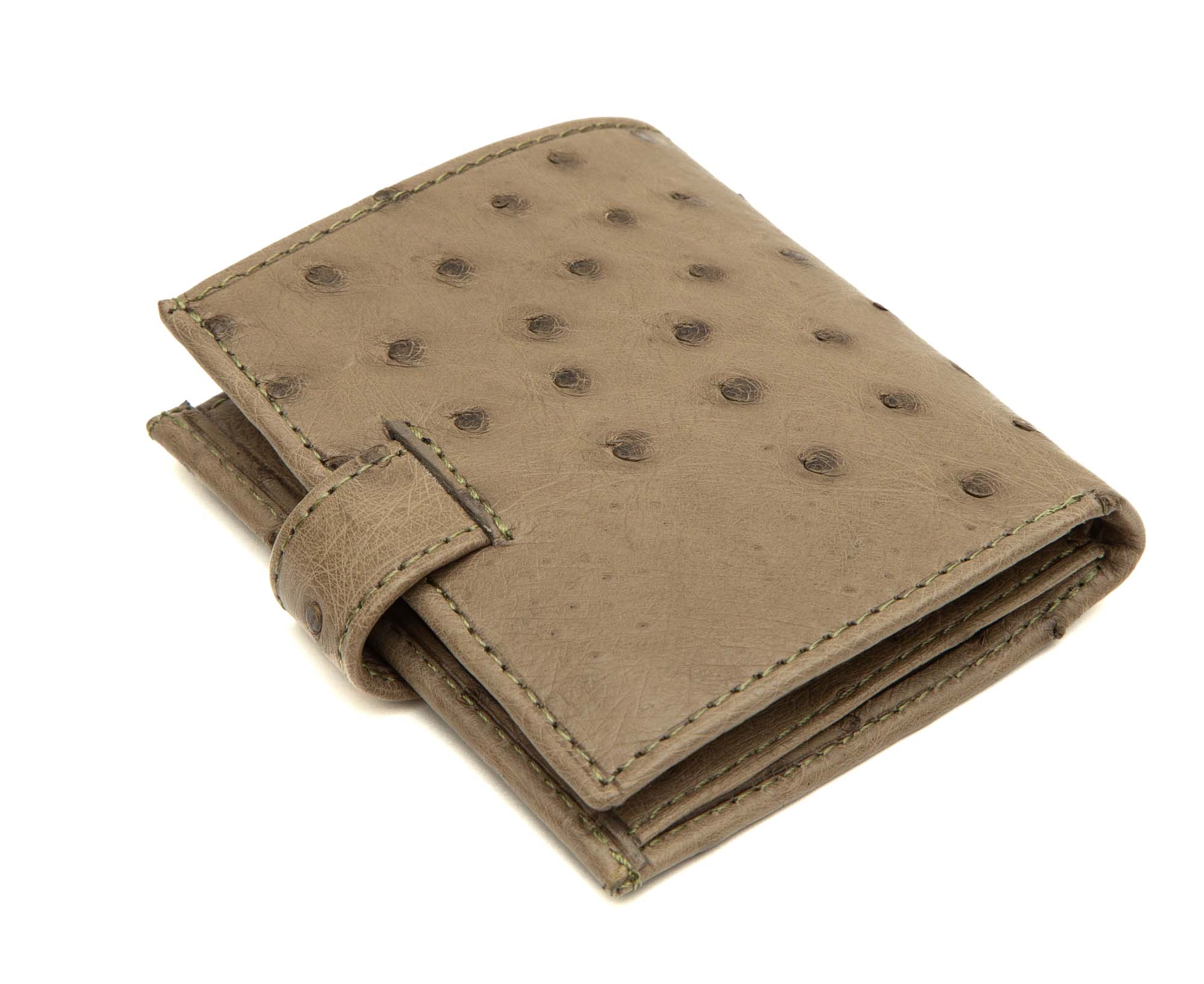 Ostrich Double Fold Mini Wallet - Image 9