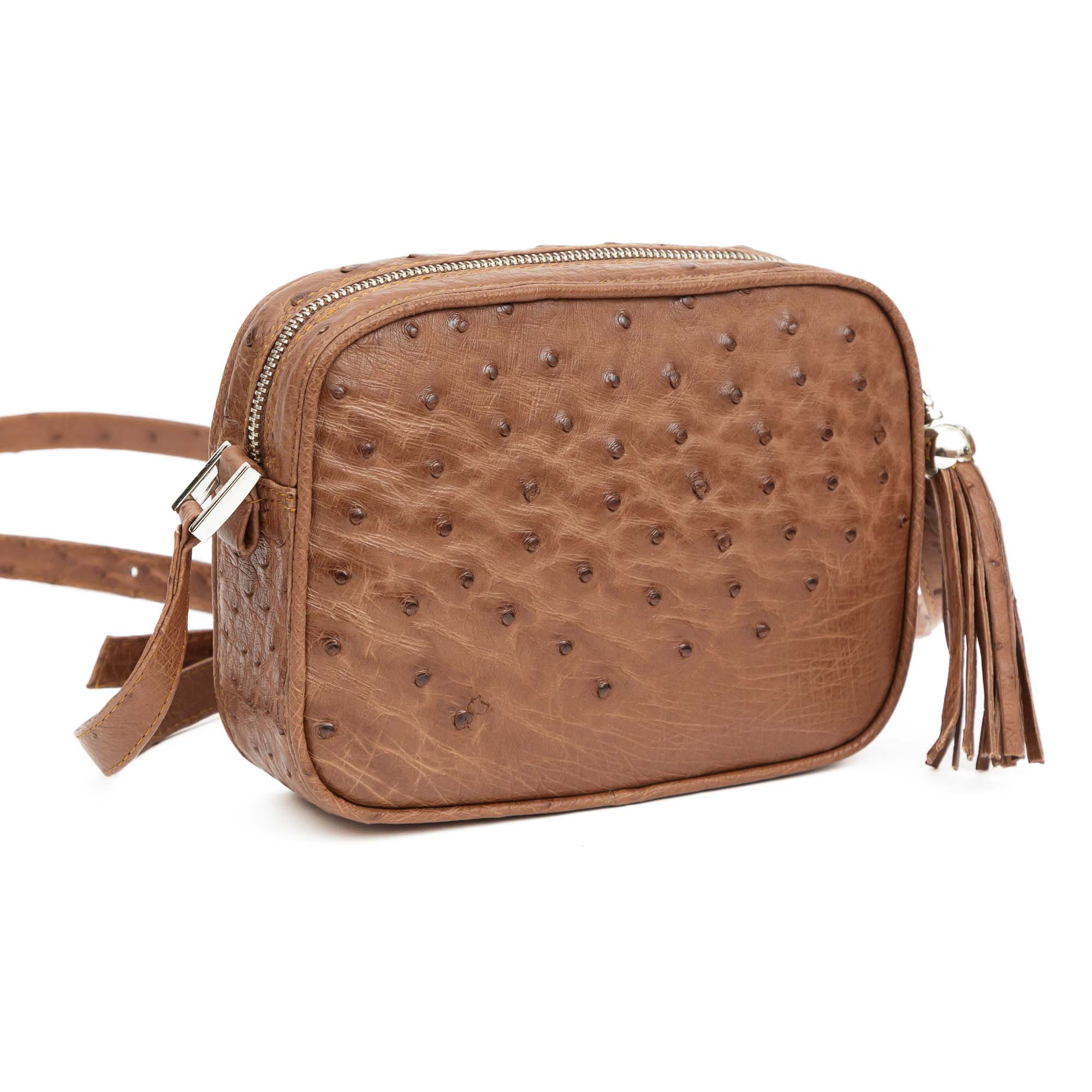 Ostrich Leather Bag Georgina - Image 3