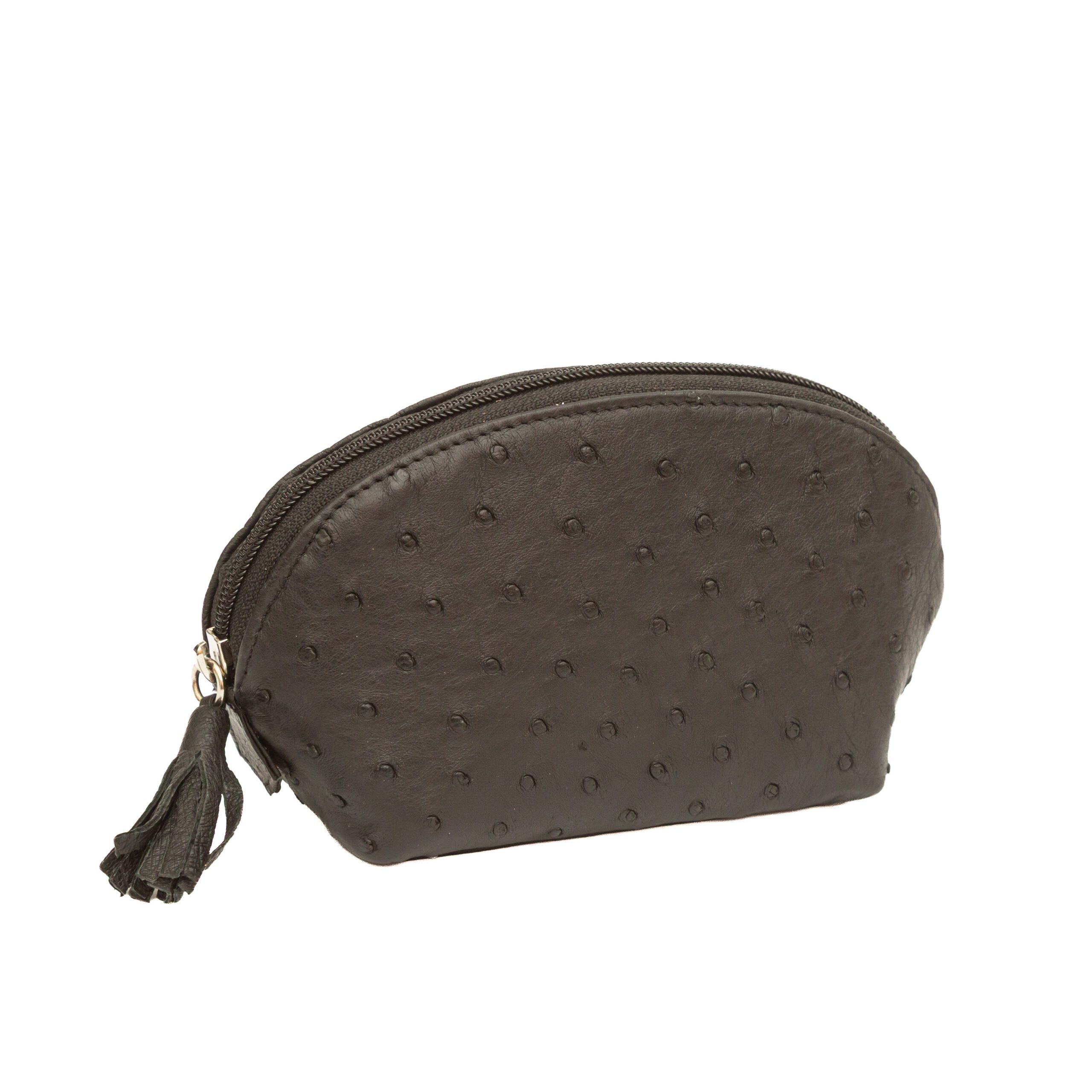 Ostrich Leather Cosmetic Pouch New - Image 8