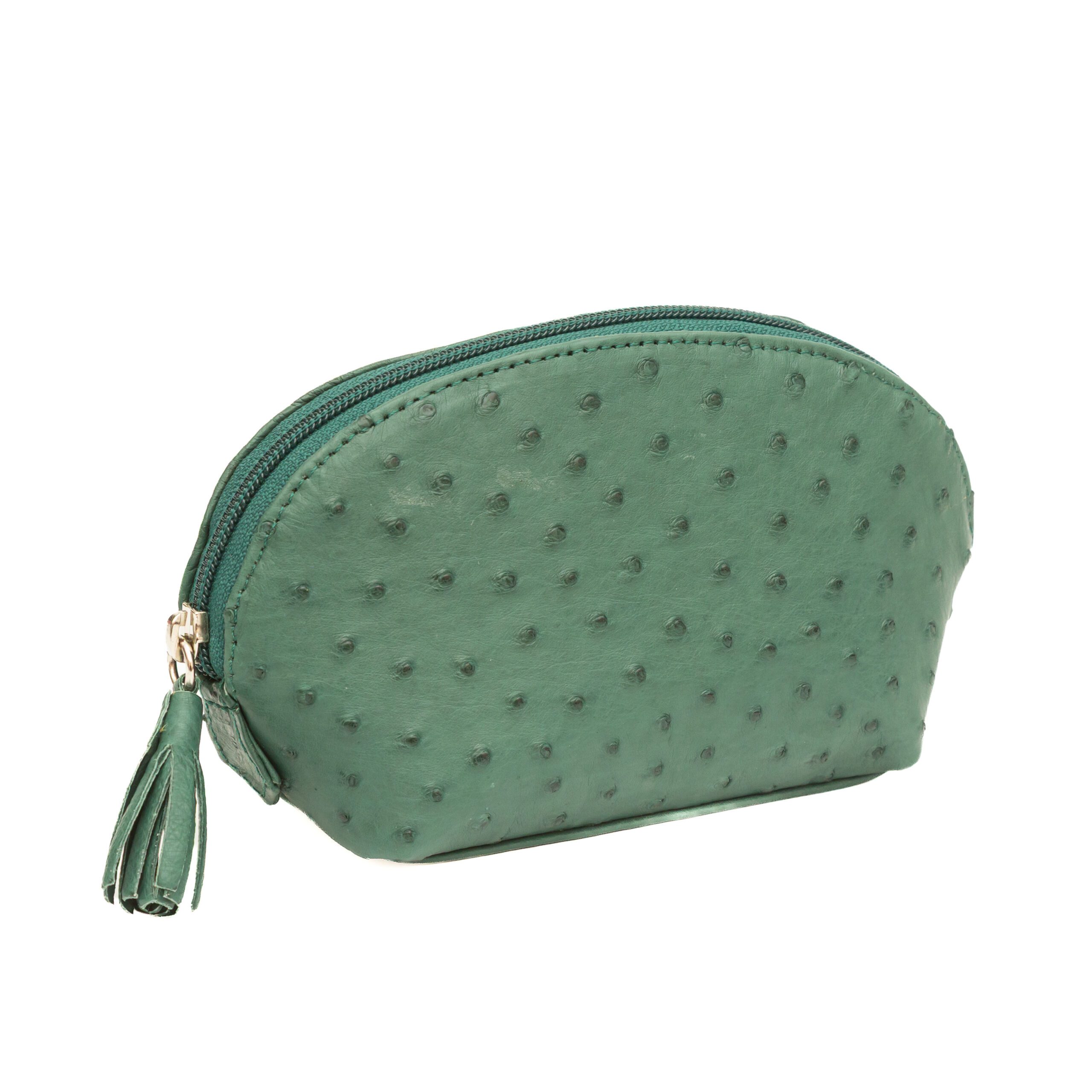 Ostrich Leather Cosmetic Pouch New - Image 7