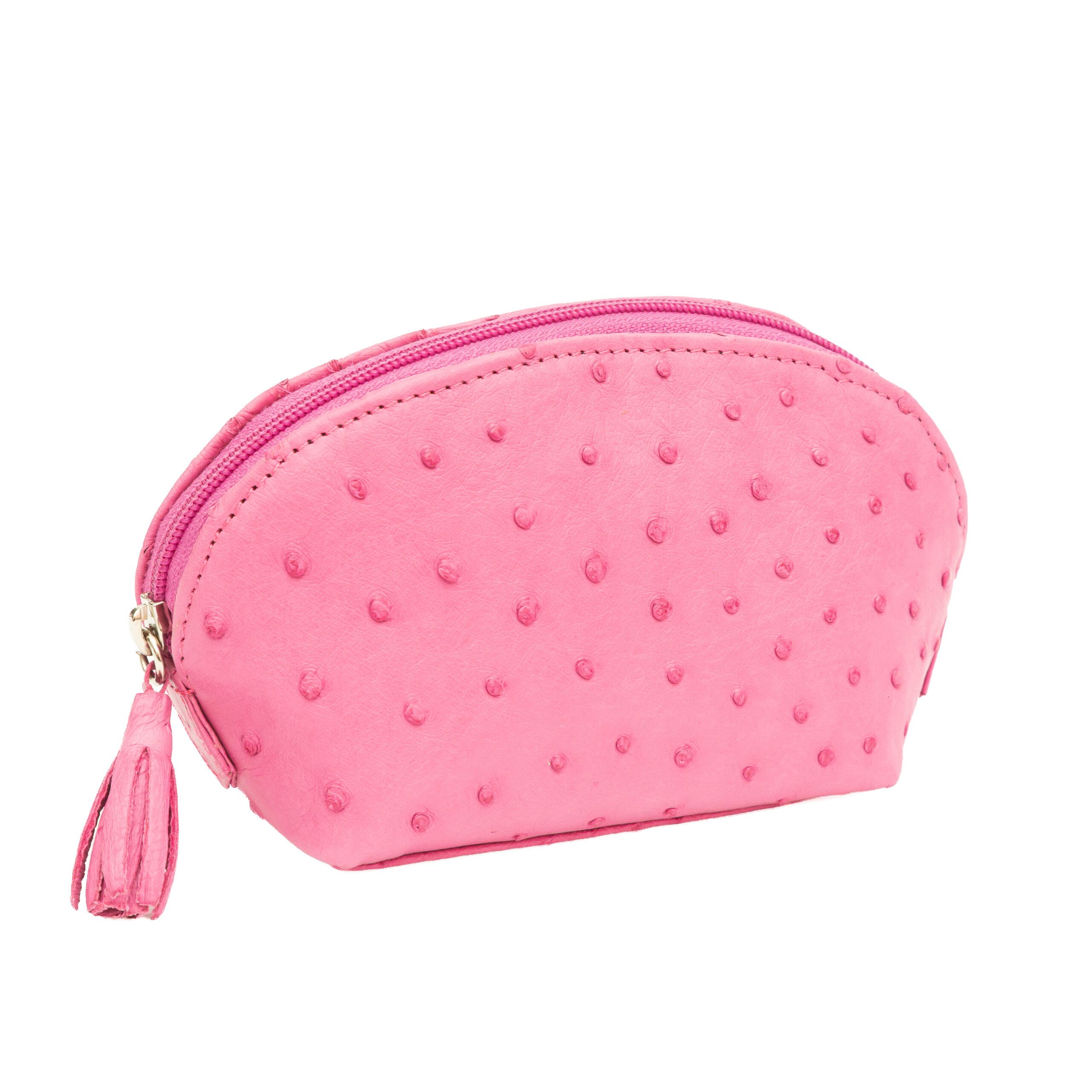 Ostrich Leather Cosmetic Pouch New - Image 5